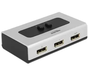 DeLock DisplayPort Switch 2 - 1 / Schalter / Handbuch / 2560×1440