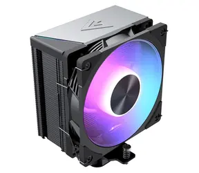 Modecom Volcano 0C T701 ARGB schwarz / CPU-Kühler / 4X Heatpipe / 120 mm ARGB / AM4 + AM5 + Intel