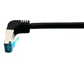 Schwarzes Equip / CAT 6a / S/FTP / RJ-45 / 2 m / PoE+