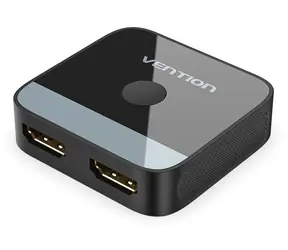 Vention Schwarz / HDMI-Umschalter / 2 Anschlüsse / 4K Ultra HD / 60 Hz / Plug & Play