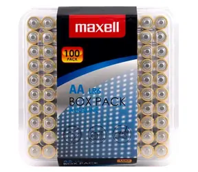 Maxell LR6 AA / Alkaline-Batterie / 1,5 V / 100 Stück (10 × 10 Stück)
