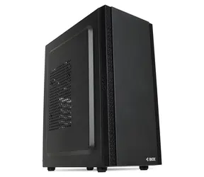 i-Box ANTILA 39 schwarz / Gehäuse / Midi-Tower / ATX, Micro-ATX / 2x Lüfter / Staubfilter / ohne Netzteil