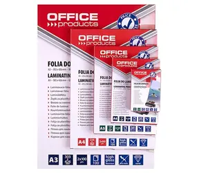 Bürobedarf Laminierfolie A4 / 2 x 80 µm / glänzend / 100 Stück