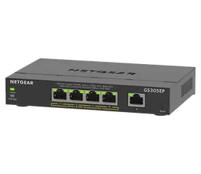 Netgear GS305EP / Switch / 5x Gigabit / 4X PoE+ / SMART Managed