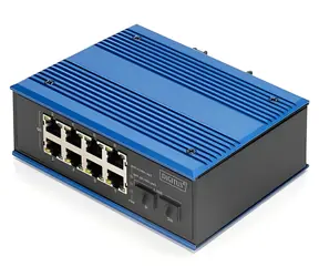 Digitus DN-651150 / Switch / 8x Gigabit RJ45 / 2x SFP 1000Base-FX / Unmanaged / DIN-Schiene / IP40