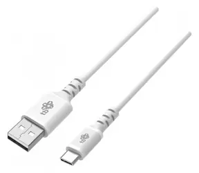 TB Touch 1 m weiß / Datenkabel / USB-A (M) - USB-C (M) / Rund