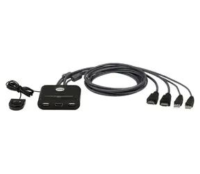 Aten CS22HF / KVM-Switch / 2 Ports / USB / HDMI / 1,2 m Kabel