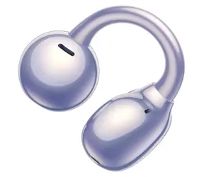Huawei FreeClip lila / Kabellose Kopfhörer mit Mikrofon / Bluetooth / offenes Design / Ladecase