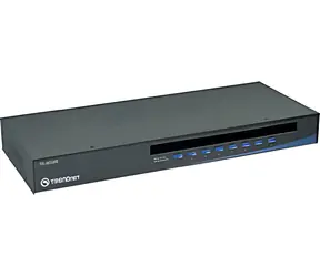 Trendnet KVM-Switch 8- Port USB/PS2 19" / KVM-Switch / 8 Ports / VGA / max. 2048x1536 / 1U Rack