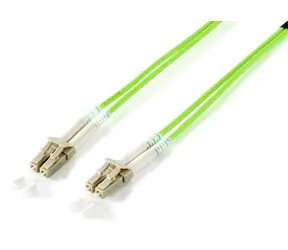LC-LC- Equip / Optisches Patchkabel / OM5 / Duplex / Multimode / LSZH / 1 m / grün