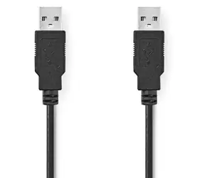 Emos USB 2.0 AA / USB-Kabel / 3 m / schwarz