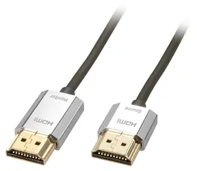 Lindy CROMO Slim schwarz / HDMI-Kabel / High Speed / Ethernet / 4,5 m