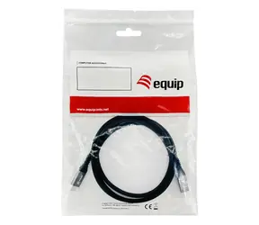 Equip schwarz / Verlängerungskabel / USB-C / USB 3.2 Gen2 / 0,5 m / 10 Gbit/s