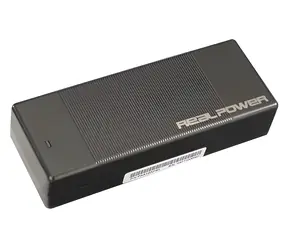 RealPower UNA-40 Universal-Laptop-Netzteil, schwarz, 40 W, 19 V, 10 Anschlüsse