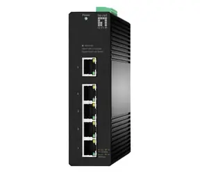 LevelOne IGS-2105 Hilbert / Switch / 5 Ports / Gigabit Ethernet / Managed / DIN-Schiene / IP30