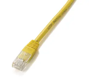 Equip -Patchkabel gelb / Netzwerkkabel / Kat. 5e / 3 m / vergoldete Stecker