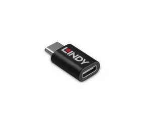Lindy USB-C - USB-C schwarz / USB-Datenblocker / 100 W / USB 3.2