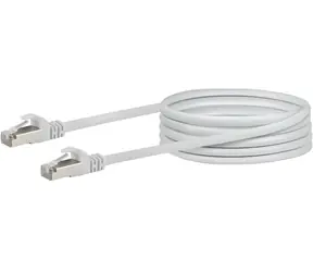 Schwaiger CAT6 weiß / Patchkabel / S/FTP / RJ-45 / 2,5 m / 250 MHz / 1000 Mbit/s