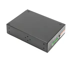 Digitus Industrial schwarz / Switch / 8 Ports / Gigabit / Unmanaged / DIN-Schiene