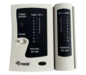 Equip Kabeltester / RJ45, RJ11, RJ12 / LED-Testanzeige