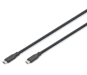 Digitus USB-C schwarz / Kabel / USB 3.2 Gen 2 / 10 Gbit/s / PD 100 W / 1 m