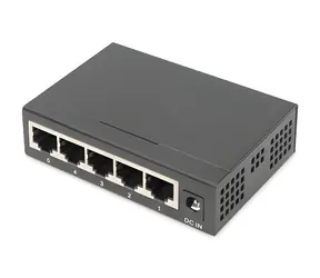 Digitus 5- Port Gigabit Switch schwarz / Unmanaged / 10/100/1000 Mbit/s