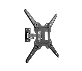 Equip 650412 schwarz / TV-Wandhalterung / 23-55" / VESA 400x400 / ausziehbar, neigbar, drehbar / Tragkraft 30 kg