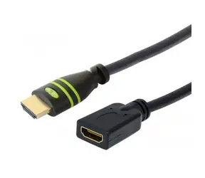 Techly ICOC HDMI2-4-EXT075 schwarz / HDMI-Kabel / 7,5 m / 4K60Hz / Ethernet