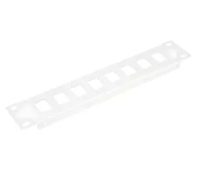 Equip -10-G Patchpanel, grau, 10 Zoll, 1 HE, für Keystone RJ45, Metall