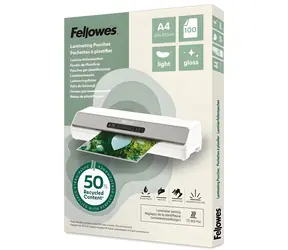 Fellowes A4 80 µm / Laminierfolie / 100 Stück / glänzend