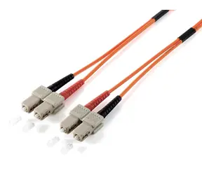 Equip -SC gelbes optisches Patchkabel / Duplex / Singlemode OS2 / 5 m