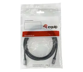 Equip: Schwarz / USB-C-Kabel / USB 4.0 Gen 2 x 2 / PD 100 W / 20 Gbit/s / 2 m