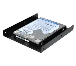 Ultron SSD-Montagerahmen Schwarz / 2,5"-auf-3,5"-Adapter / Für HDD/SSD / Metall / Schrauben im Lieferumfang enthalten
