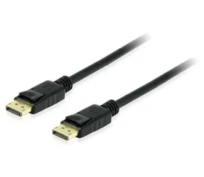 Equip 1.4 Kabel (schwarz) / DisplayPort-DisplayPort / 10 m / 8K 60Hz / vergoldete Anschlüsse