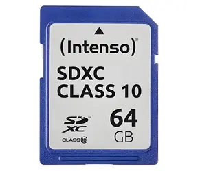 INTENSO SDXC-Karte 64 GB / Speicherkarte / Klasse 10