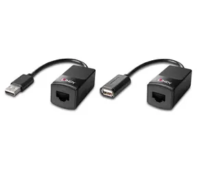 Lindy USB 1.1 Extender Basic / Extender / bis zu 60 m / Cat.5e, Cat.6