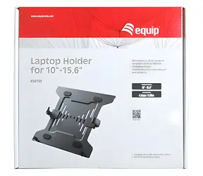 Equip schwarz / Laptophalterung / VESA 75×75, 100×100 / Tragkraft 4,5 kg / 10 - 15,6 Zoll