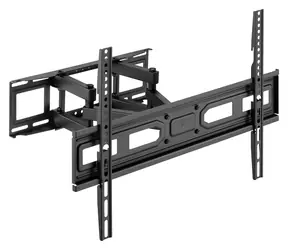 Equip 650337 schwarz / Wandmontierte, neigbare und schwenkbare TV-Halterung / 37"-80" / VESA 600x400 / Tragkraft 40 kg