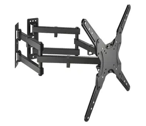 Equip black / TV-Wandhalterung / 23-55" / bis zu 45 kg / ausziehbarer Arm, 6 Gelenke / VESA 400x400