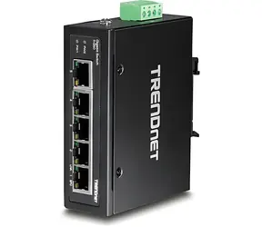 Trendnet TI-G50 / Industrie-Switch / 5- Port Gigabit / IP30 / DIN-Schiene / -40 bis 75 °C