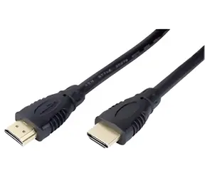 Equip mit schwarzem HDMI-Kabel mit Ethernet / HDMI 1.4 / 4K 30Hz / 10,2 Gbit/s / 7,5 m