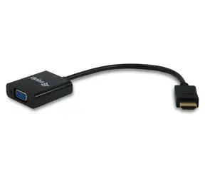 Equip schwarz / Adapter / HDMI -> VGA / 1920x1080 60Hz / 0,25 m