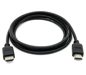 HDMI-Kabel mit Ethernet- Equip (schwarz) / Videokabel / HDMI auf HDMI / 1,8 m / 1080p 60 Hz