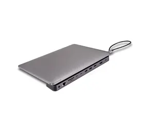 Lindy DST-Mini XT 810 / USB-C Dockingstation / HDMI 2.1 / DisplayPort 1.4a / RJ-45 / 100W PD