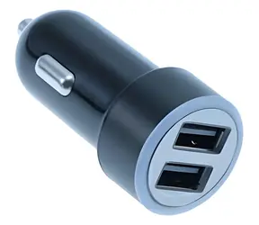 MediaRange schwarz / Kfz-Ladegerät / 2x USB-A / 3,4 A / 12-24 V