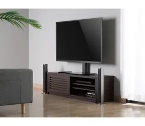 Equip black / Tisch-TV-Ständer / 32"-55" / Tragkraft 40 kg / VESA 400x400
