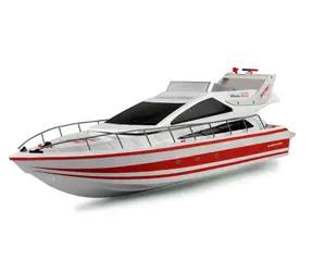 AMEWI RC-Boot Atlantica Yacht, blau, rot, weiß / RTR / NiMH-Akku 2000 mAh / ab 14 Jahren