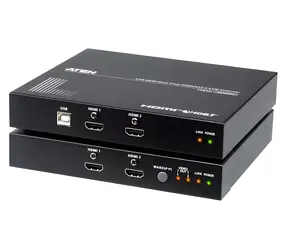 Aten HDMI Dual View Extender / KVM-Extender / USB / HDBaseT 2.0 / 2x LAN