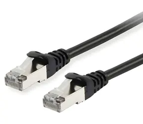 Equip Cat6A S/FTP schwarz / Patchkabel / 5 m / RJ-45 / LSZH / PoE+