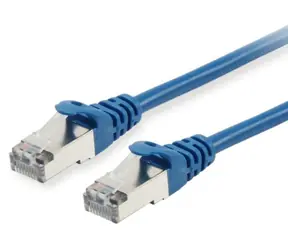 Equip blue / Patchkabel / Cat6a / S/FTP / 2x RJ45 / 7,5 m / LSZH
